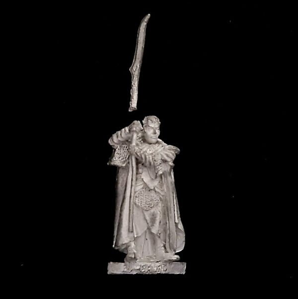 A photo of a The Elven Realms Gil-Galad Warhammer miniature