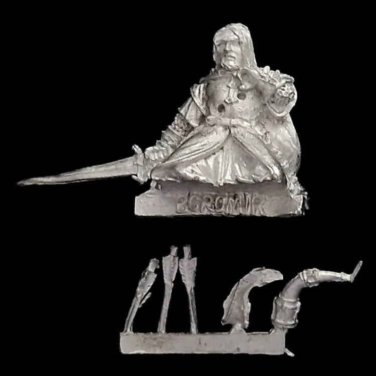 A photo of a The Fellowship Boromir Amon Hen Warhammer miniature