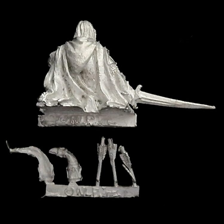 A photo of a The Fellowship Boromir Amon Hen Warhammer miniature