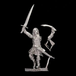 A photo of a The Fellowship Aragorn Amon Hen Warhammer miniature