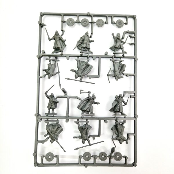 A photo of Rohan Warriors Warhammer miniatures