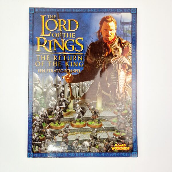 A photo of a Warhammer The Lord of the Rings The Return of the King Rulebook (Dutch)