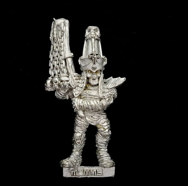 A photo of a 3rd edition Undead Mummy Warhammer miniatures