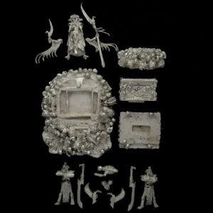 A photo of a 6th edition Tomb Kings Casket of Souls Warhammer miniatures
