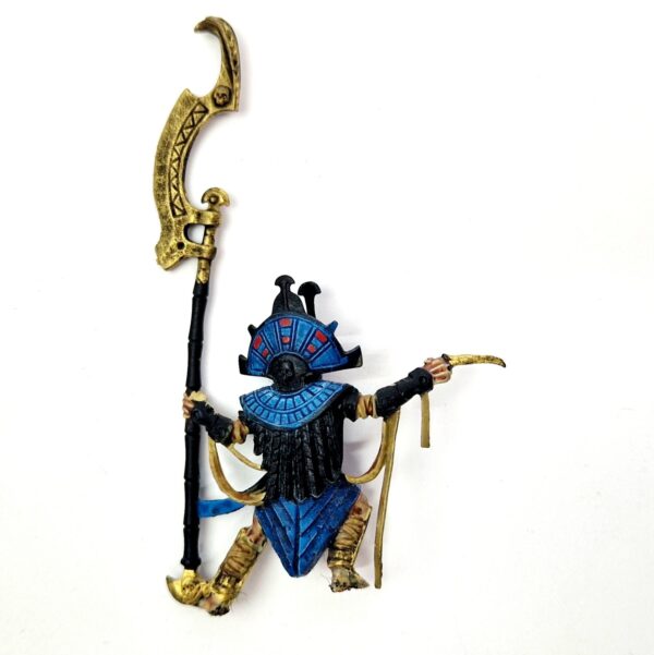 A photo of a 8th edition Tomb Kings Tomb King Warhammer miniatures