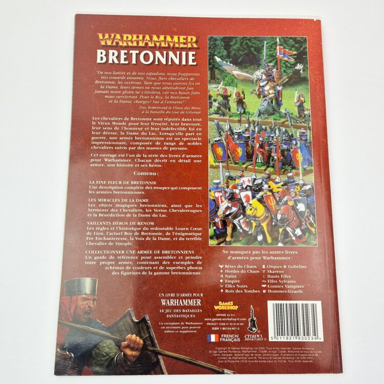 A photo of Bretonnie 6th Edition Army Book