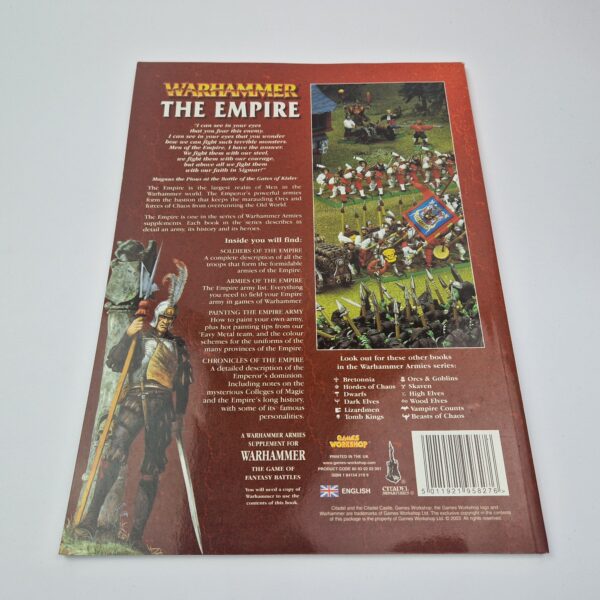 A photo of The Empire 6th Edition Army Book