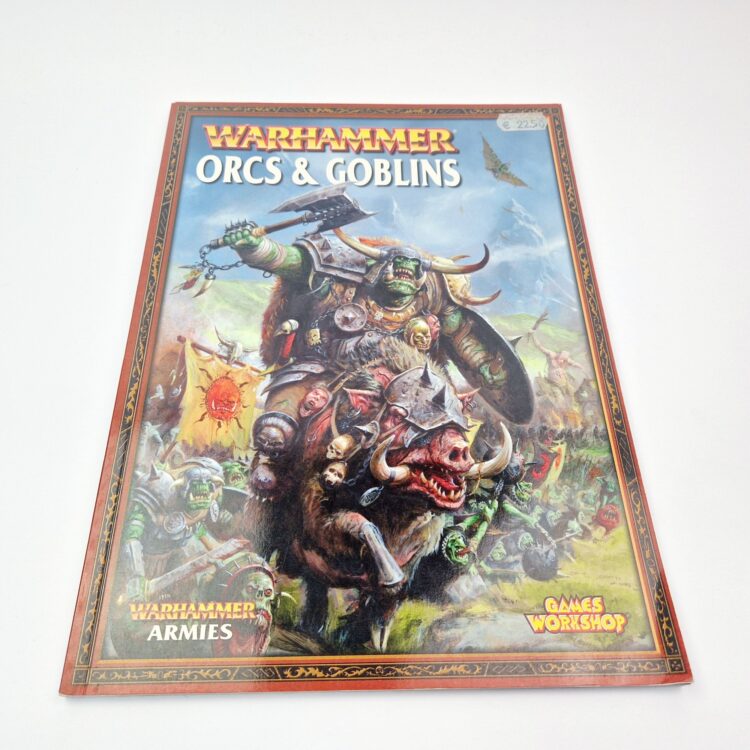 A photo of a Orcs and Goblins 7th Edition Army Book