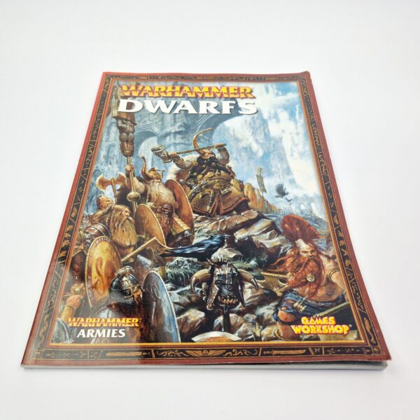 A photo of a Dwarfs 6th Edition Army Book