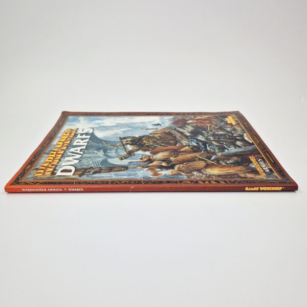 A photo of a Dwarfs 6th Edition Army Book
