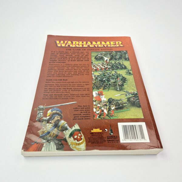 A photo of a Warhammer Fantasy Battle 6th Edition Rulebook