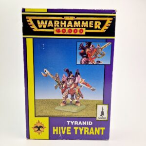 A photo of a Tyranids Hive Tyrant Warhammer miniature