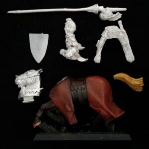 A photo of a Bretonnia Questing Knight Warhammer Miniature