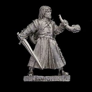A photo of a The Fellowship Boromir Warhammer miniature