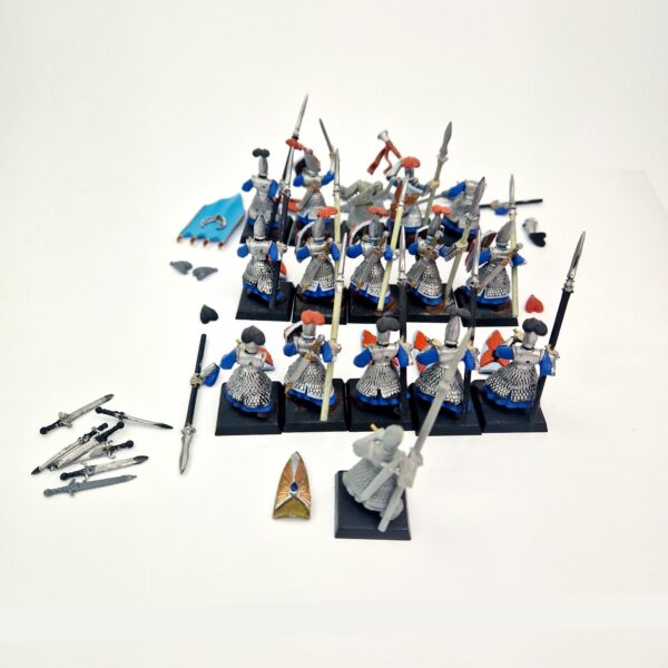 A photo of High Elves Spearmen Warhammer miniatures