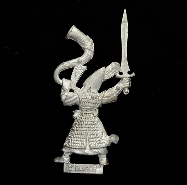 A photo of a High Elves Musician Warhammer miniature