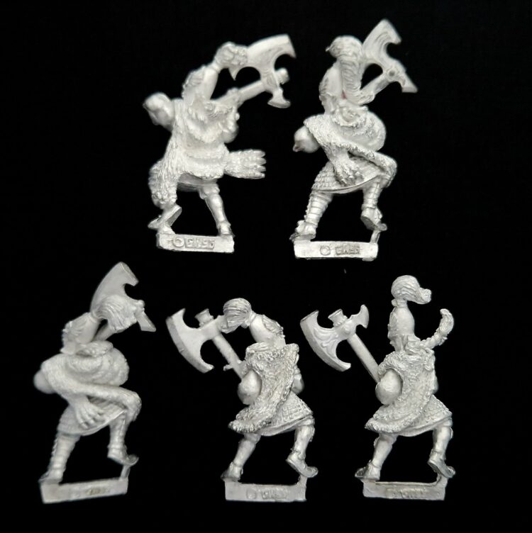 A photo of High Elves White Lions of Chrace Warhammer miniatures