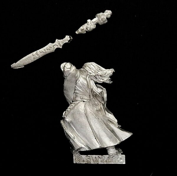 A photo of a High Elves Eltharion the Blind Warhammer miniature