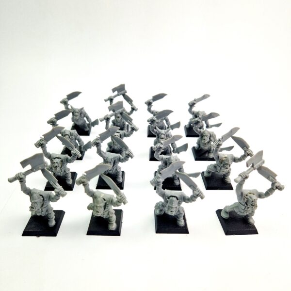 A photo of Orcs and Goblins Orc Boyz Warhammer miniatures