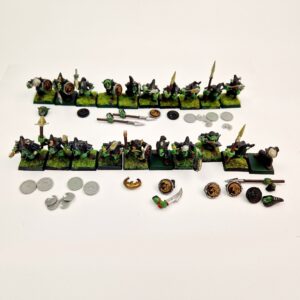 A photo of Orcs and Goblins Night Goblins Regiment Warhammer miniatures
