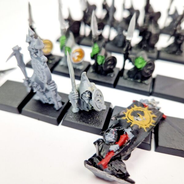 A photo of Orcs and Goblins Battle for Skull Pass Night Goblin Spearmen Warhammer miniatures