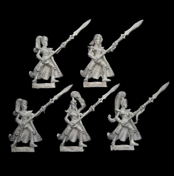 A photo of High Elves Maiden Guard Warhammer miniatures