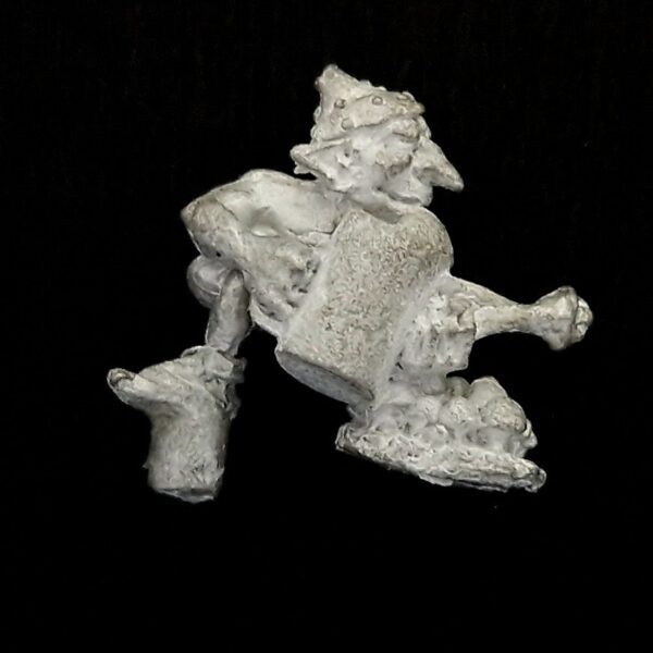 A photo of a Orcs and Goblins Snotling Warhammer miniature