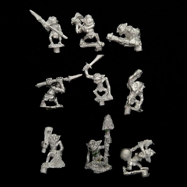 A photo of Orcs and Goblins Snotlings Warhammer miniatures