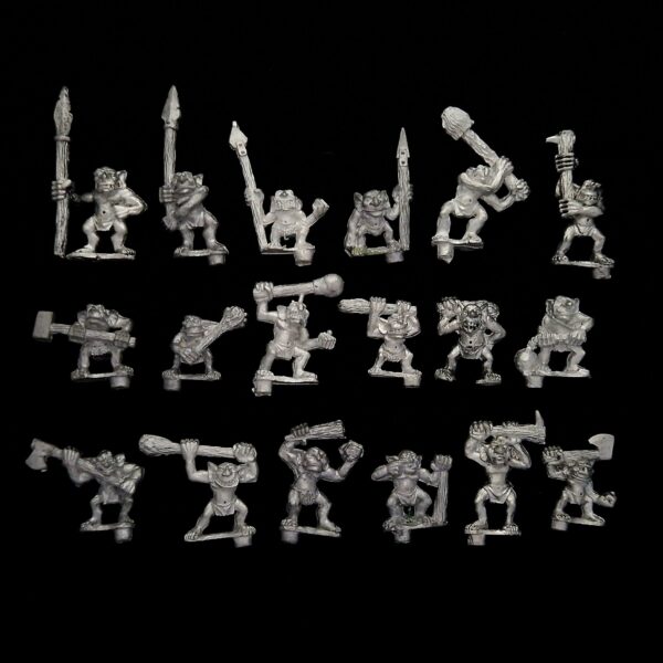 A photo of Orcs and Goblins Snotlings Warhammer miniatures