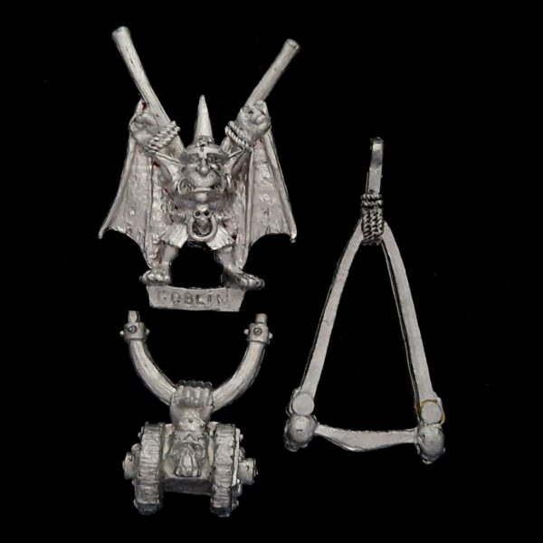 A photo of a Orcs and Goblins Doom Diver Warhammer miniature