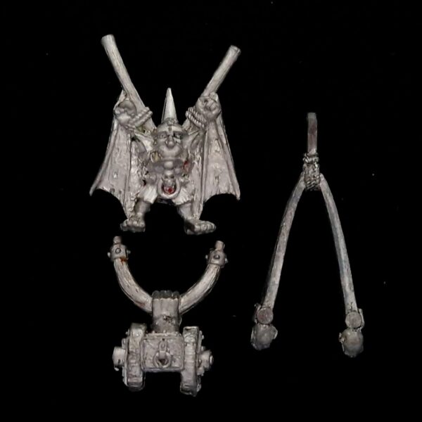 A photo of a Orcs and Goblins Doom Diver Warhammer miniature