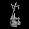 A photo of a Orcs and Goblins Night Goblin Shaman Warhammer miniature