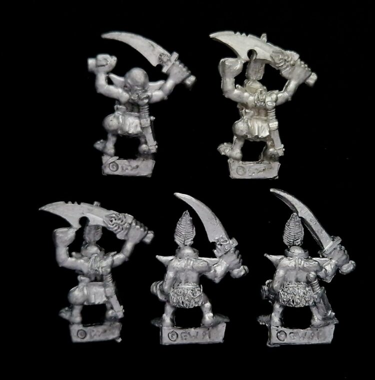 A photo of Orcs and Goblins Forest Goblins Warhammer miniatures