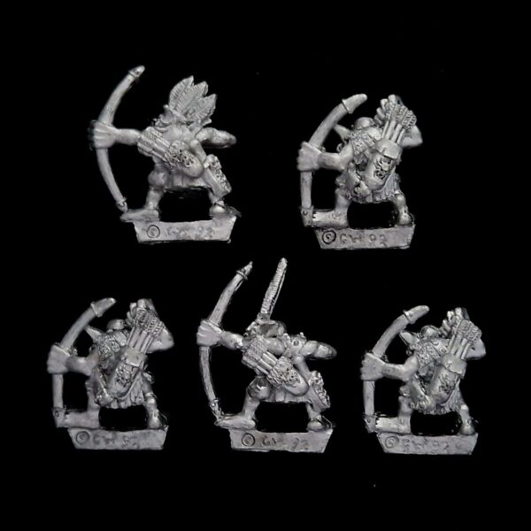 A photo of Orcs and Goblins Forest Goblins Warhammer miniatures