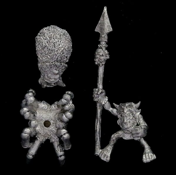 A photo of a Orcs and Goblins Forest Goblin Spider Rider Warhammer miniature