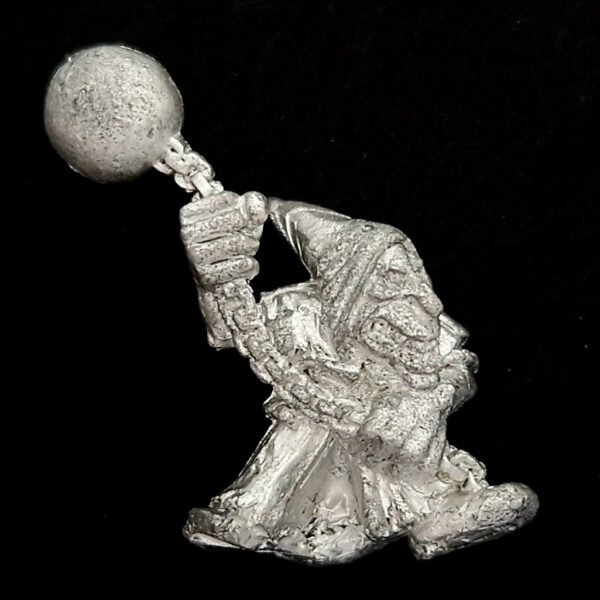 A photo of a Orcs and Goblins Night Goblin Fanatic Warhammer miniature