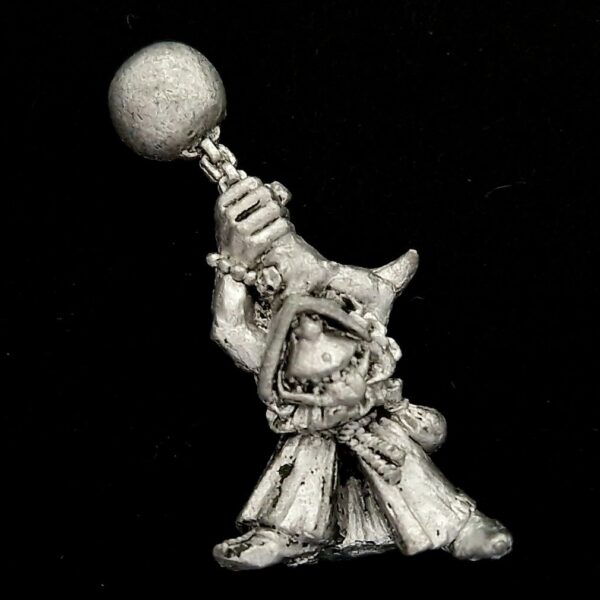 A photo of a Orcs and Goblins Night Goblin Fanatic Warhammer miniature