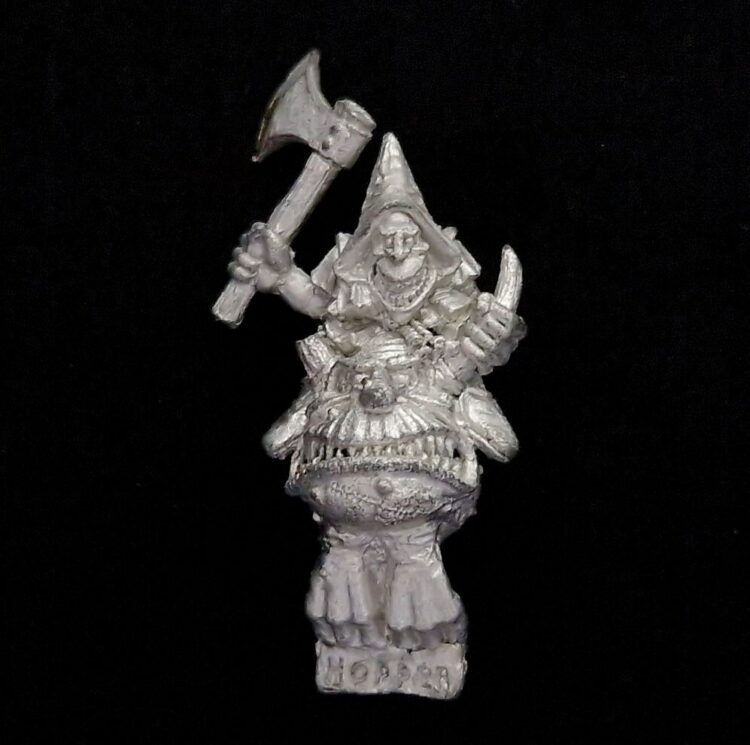 A photo of a Orcs and Goblins Squig Hopper Warhammer miniature