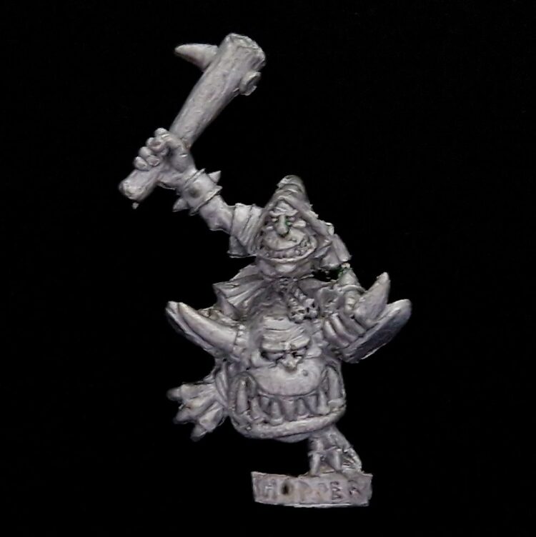 A photo of a Orcs and Goblins Squig Hopper Warhammer miniature