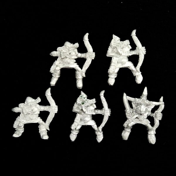 A photo of Orcs and Goblins Wolf Rider Warhammer miniatures