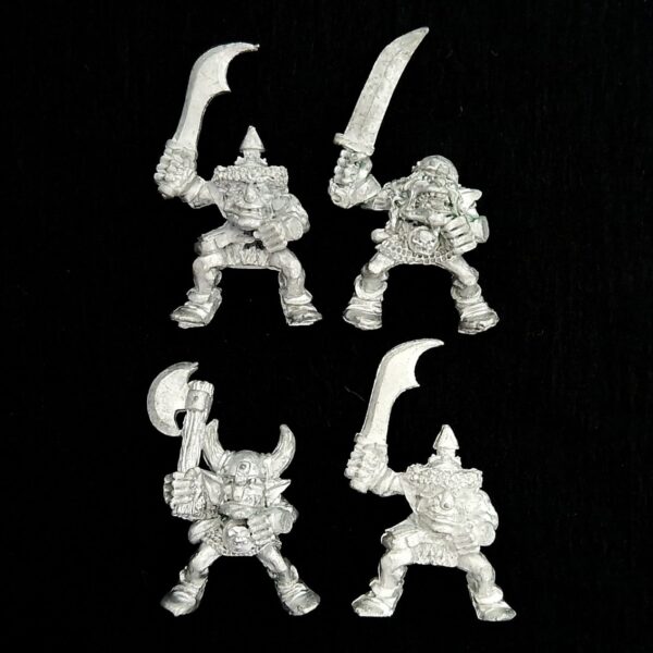 A photo of Orcs and Goblins Wolf Riders Warhammer miniatures