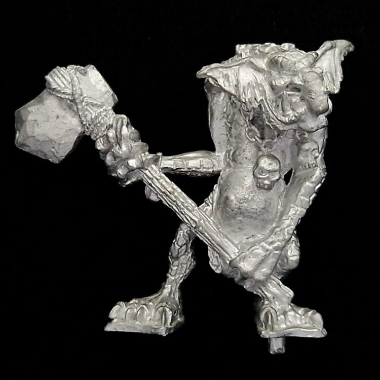 A photo of a Orcs and Goblins Stone Troll Warhammer miniature