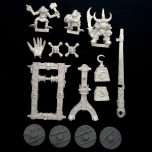 A photo of a Orcs and Goblins Rock Lobber Warhammer miniature