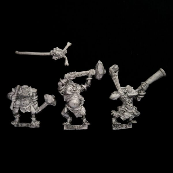 A photo of Orcs and Goblins Savage Orcs Command Warhammer miniatures