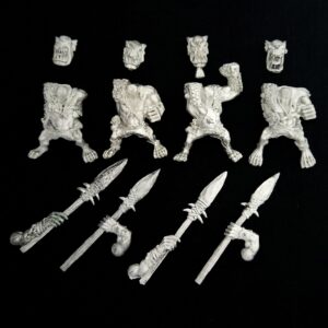 A photo of Orcs and Goblins Savage Boar Boyz Warhammer miniatures