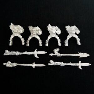 A photo of Orcs and Goblins Orc Boar Boyz Warhammer miniatures