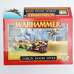 A photo of a Orcs and Goblins Doom Diver Warhammer miniature