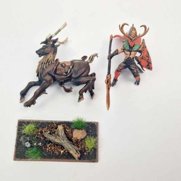 A photo of Wood Elves Wild Riders Warhammer miniatures