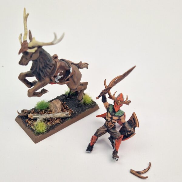 A photo of Wood Elves Wild Riders Warhammer miniatures