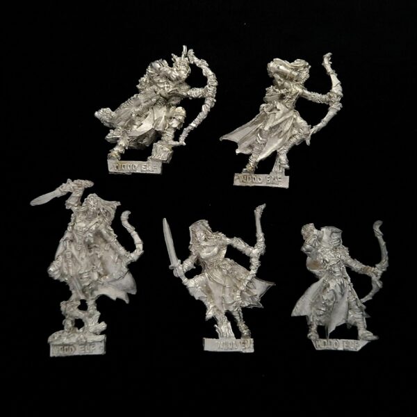 A photo of Wood Elves Waywatchers Warhammer miniatures